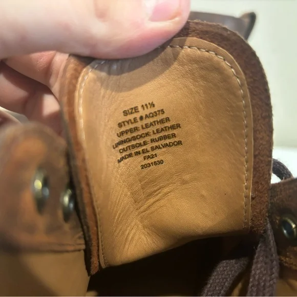 JCREW English Waxed Cap Toe Kenton Boots Vibram Soles